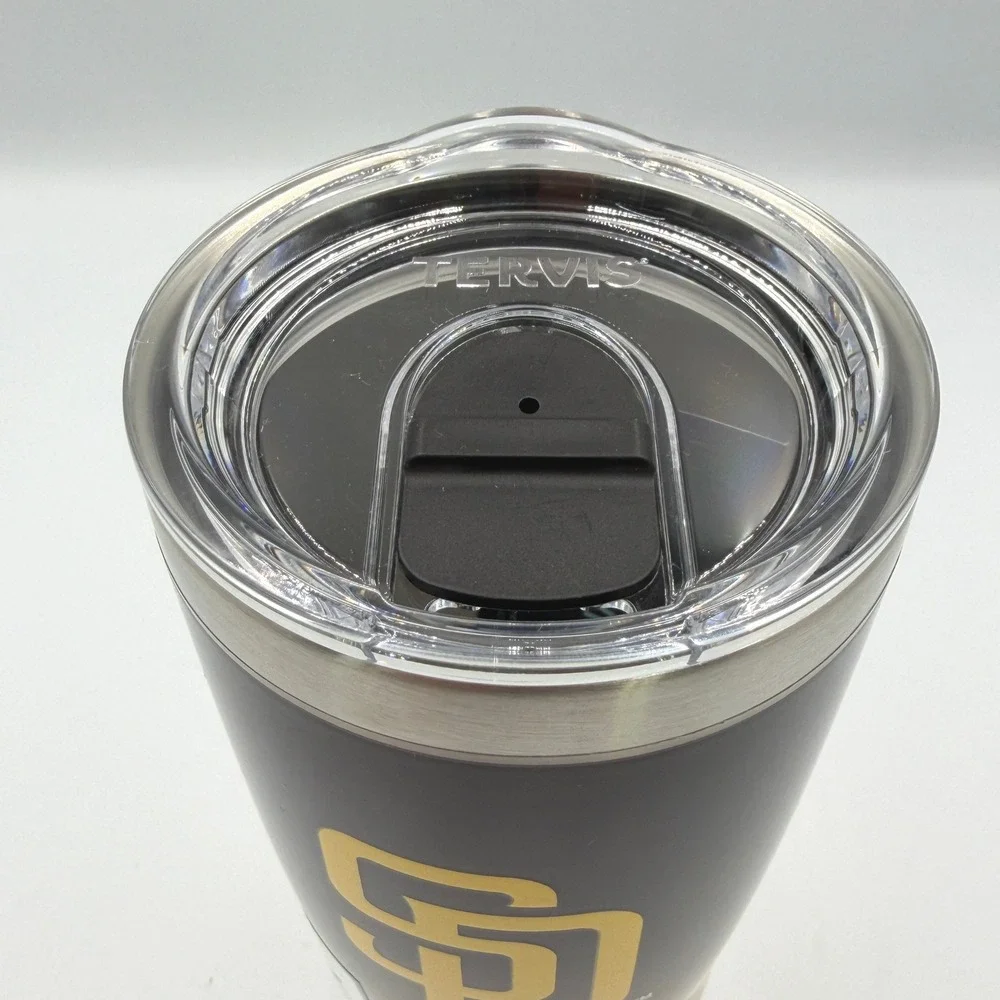 San Diego Padres Tervis Tumbler 20oz Brown Gold MLB Ombre Stainless *NEW*